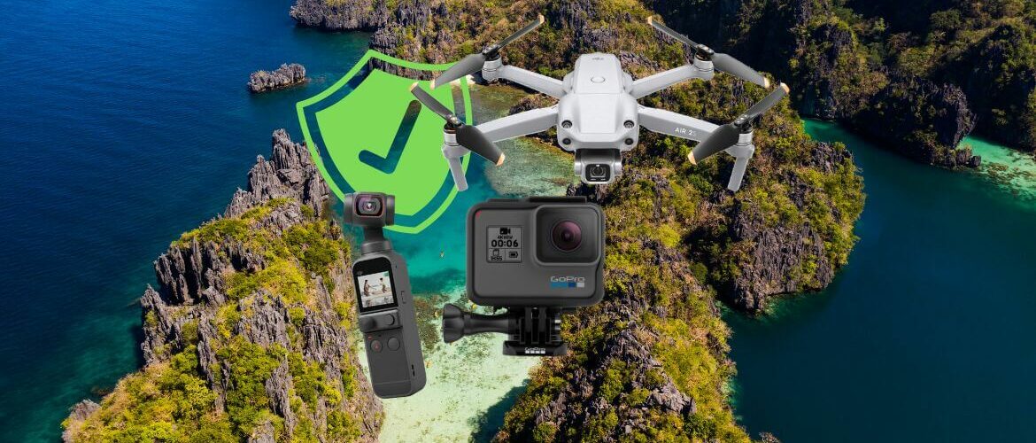 Kamera, Equipment + Drohne versichern