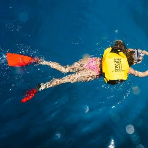 Drybag, wasserdichter Packsack und Tasche zum Schnorcheln
