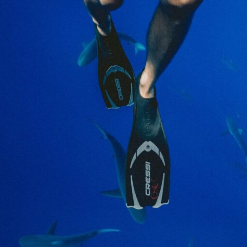 Kurze Schwimmflossen